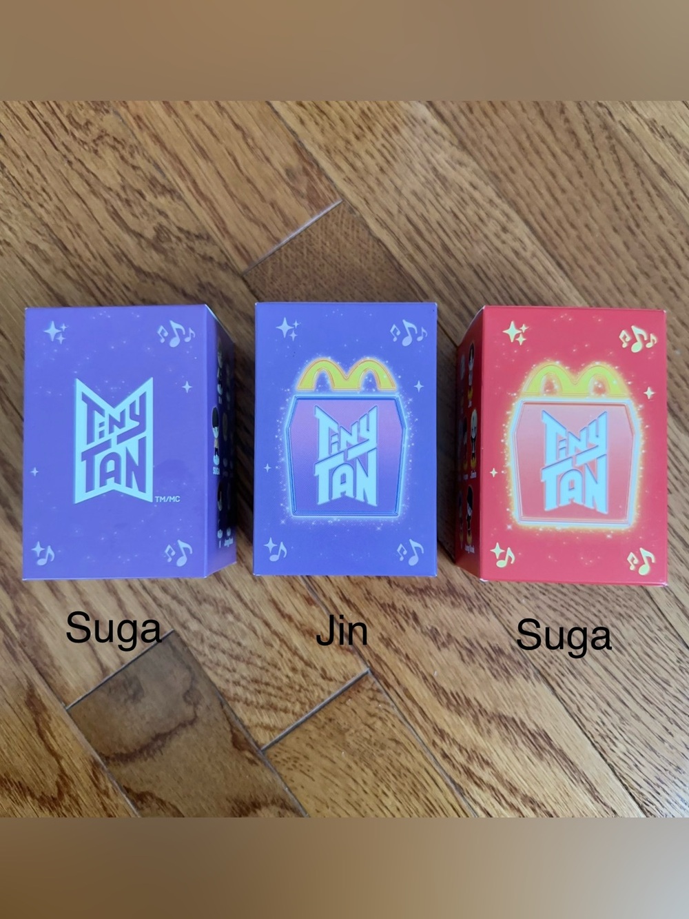 BNIB McDonalds Tiny Tan 3 Pieces